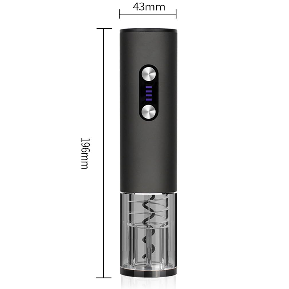 Electric Wine Opener Wine Gifts Bottle Openers Kit with Foil Cutter, Wine Aerator Pourer, Vacuum Stopper USB C Rechargeable Cordless Electric Wine Corkscrew Gift Set