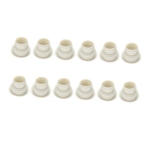 Yardenfun 12pcs Bathtub Stopper for Bathroom Sewer Sealing Plug Waste Sealing Ring Washing Machine Hoses Sink Plug Drain Seal Hose Plug Silicone Sink Cover Sewer Seal Ring White