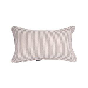 SUPMAISON Pack of 2 Decorative Indoor Outdoor Outdoor Pillow 20" x 12", (Polyester, Veranda Stripe Tan)