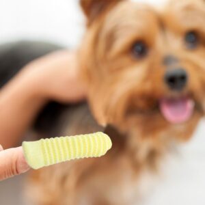 20 PCS Soft Fabric Finger Toothbrush Kit for Dogs and Cats, Pet Dental Finger Brush, Teeth Oral Cleaning, Dental Care for Dog Cat Teeth Cleaning Remove Plaque and Tartar