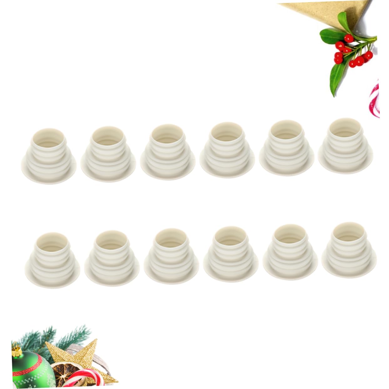 Yardenfun 12pcs Bathtub Stopper for Bathroom Sewer Sealing Plug Waste Sealing Ring Washing Machine Hoses Sink Plug Drain Seal Hose Plug Silicone Sink Cover Sewer Seal Ring White