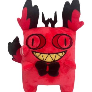 Oumelfs Demon Plush Toy Doll Radio Demon Plushies Anime Stuffed Figure Animal Pillow Gifts for Birthday X-mas (Cat)