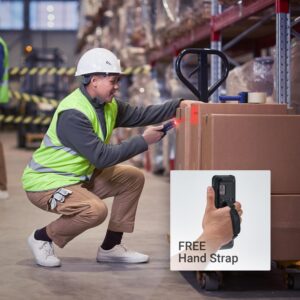 SVANTTO Android Barcode Scanner with Full Size Numeric Keyboard(A-Z), Android 10 Handheld Computer, N6602 Scan Engine, 1D/2D/QR, 2/3/4G WiFi BT, Scanner for Warehouse