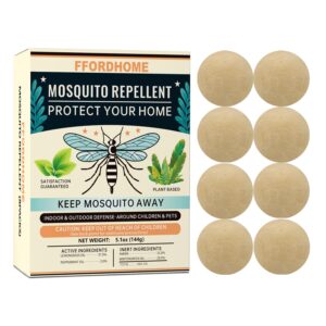 mosquito repellent for patio - mosquito repellent indoor & outdoor protection - mosquito deterrent for yard - mosquito control for rooms, keep mosquitos away for camping - 8 balls…