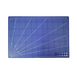 scikheft new a3 double side craft cutting mat cutting board sewing pad artist carving tools handmade crafts diy props (blue)