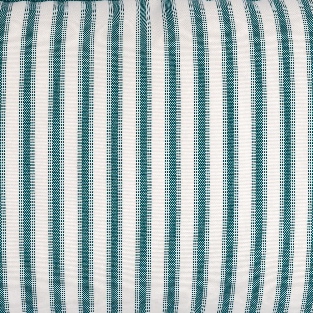 SUPMAISON Pack of 2 Decorative Indoor Outdoor Outdoor Pillow 20" x 12", (Polyester, Crestwood Stripe Turquoise)