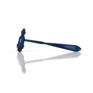 mdf instruments, tromner neurological reflex hammer with pointed tip handle for cutaneous and superficial responses - free-parts-for-life (mdf555cd11) (capridium blue)