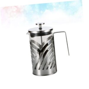 IMIKEYA 304 Coffee Filtration Teapot Coffee Maker Espresso Stainless Steel Coffee Pot Espresso Pot Coffee Filter Pot Filter Teapot Coffee Machines Tea Strainer Coffee Powder Fashion