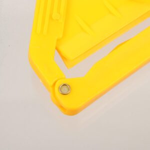 Baluue Commercial Mop Clamps-Quick- Change Head Mop Handle -Heavy Duty Mop Head Replacement Holder Gripper Mop Wet Mop Handle Clamp Mop Handles for Wet Mop Yellow