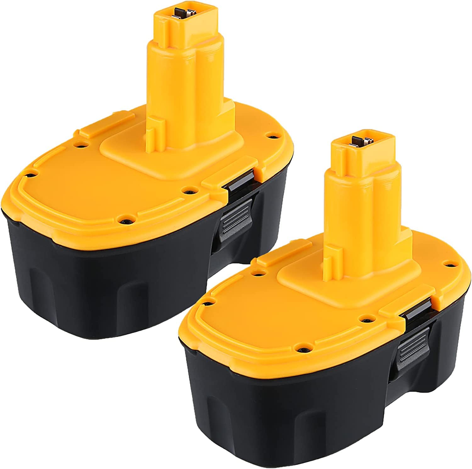 KINGTIANLE 2-Pack 18V 5.0Ah Replacement Battery for Dewalt 18 Volt XRP DC9096 Ni-Mh Batteries, Compatible with DC9098 DC9099 DW9095 DW9096 DW9098 Cordless Power Tools