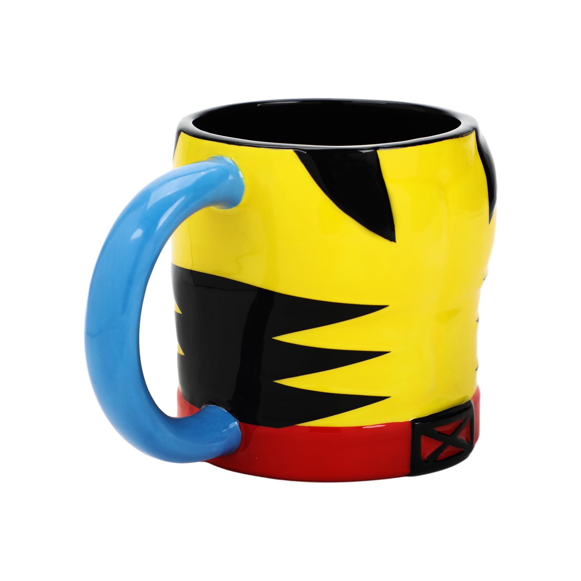 X-Men Wolverine Costume 16 Oz Yellow Ceramic Mug