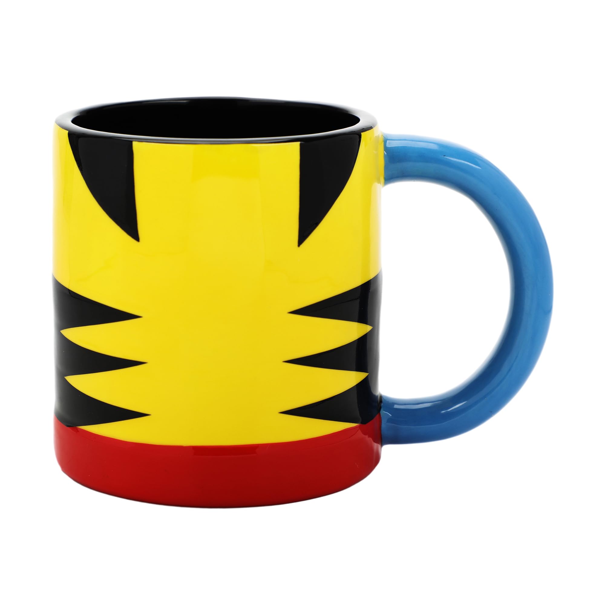 X-Men Wolverine Costume 16 Oz Yellow Ceramic Mug