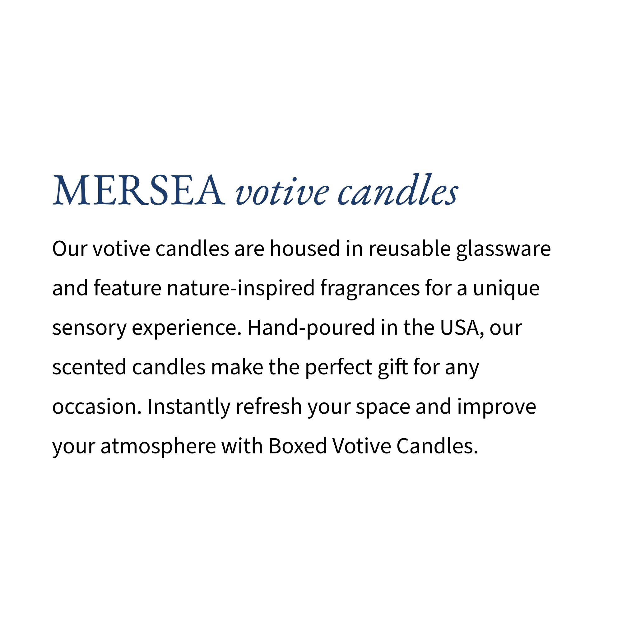 MERSEA Votive Candle Scented, Summer Day, 2 oz