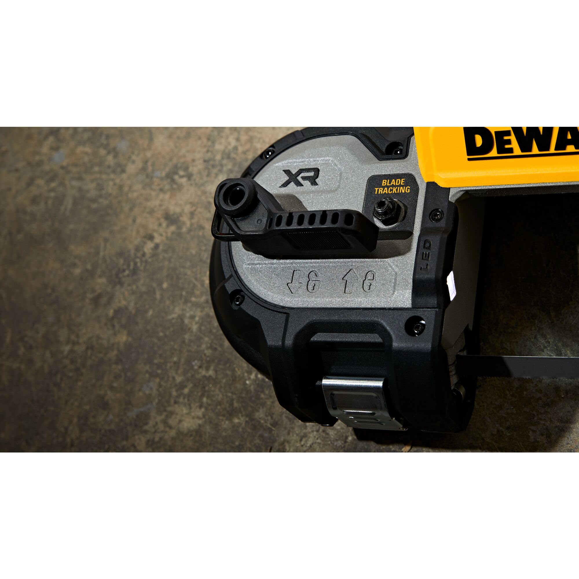 DEWALT 20V MAX XR Dual Trigger Bandsaw, Brushless Motor, Portable and Cordless, 3-3/8 Inch Cut Capacity, Bare Tool Only (DCS379B)