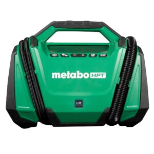 metabo hpt 18v multivolt™ cordless dual function inflator, tool only - no battery, portable air compressor, up18daq4