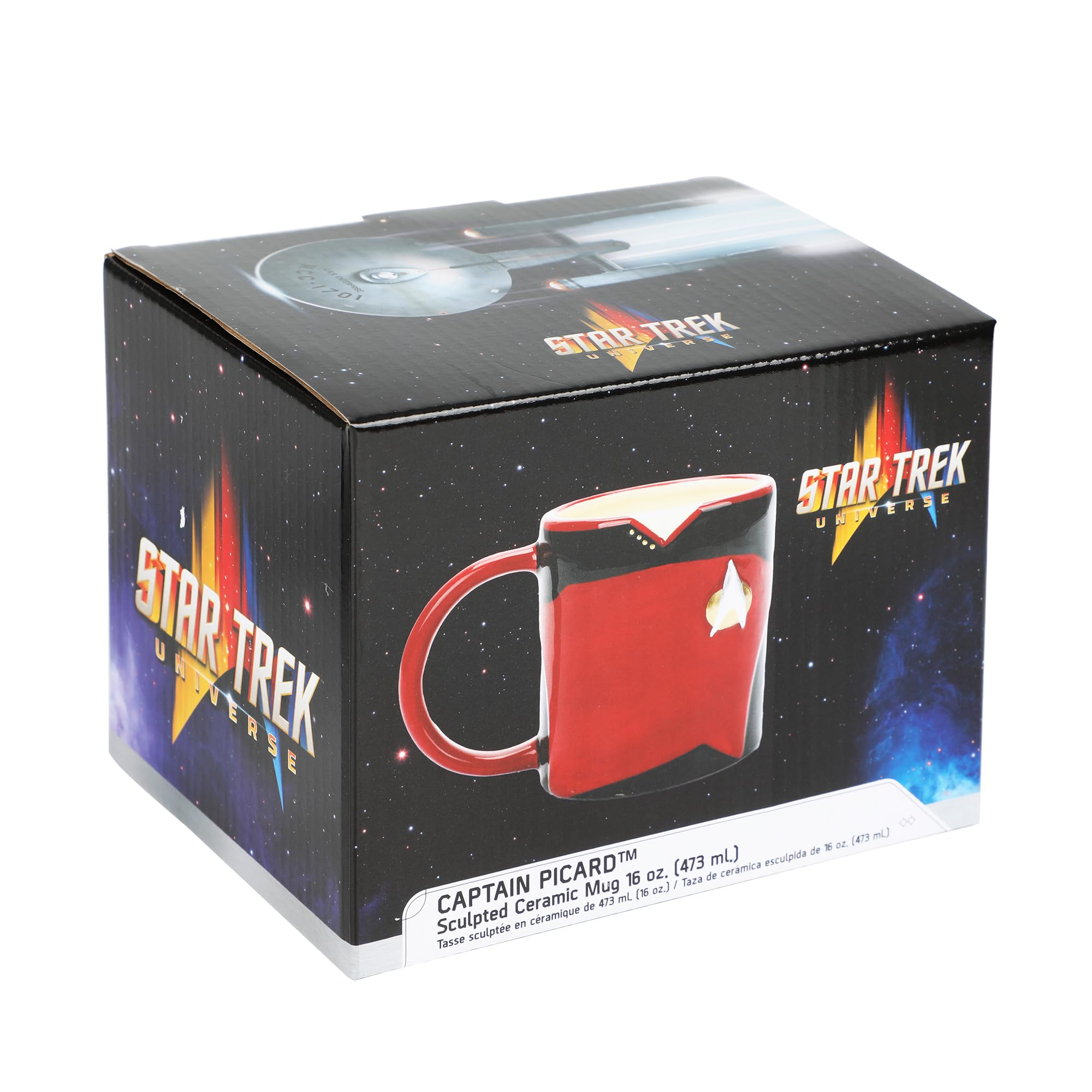 Bioworld Star Trek Picard Uniform 16 Oz Ceramic Mug