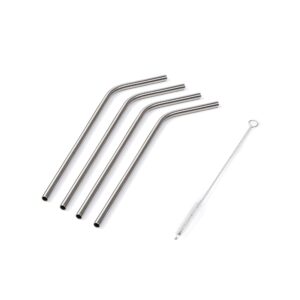 nutribullet Ultra Personal Blender NB50500, 32 oz, Gray & 4-pack Metal Straws