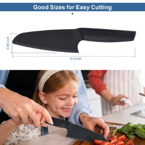 kiddi cookie Nylon Knife for Nonstick Pans, Kitchen Knife Safe for Kids, Nonstick Knife Resistant to high temperatures up to 460 degrees Fahrenheit, Black