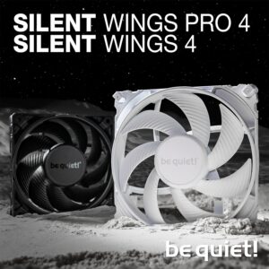 be quiet! Silent Wings 4 Cooling Fan | 120mm PWM | 3000 RPM | White | BL118