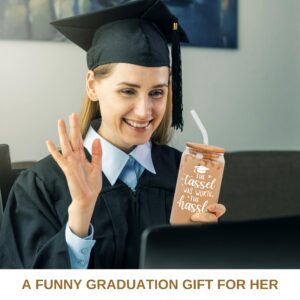 Graduation Gifts - Graduation Gifts 2024 High School - 2024 Graduation Gifts - Graduation Gifts for Her 2024, College Graduation Gifts for Her - Class of 2024 Gifts - Gifts for Graduation - Can Glass