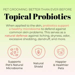 Skout's Honor Probiotic Pet Shampoo & Conditioner with Avocado Oil & Omega-3s, 97% Natural, Paraben & Sulfate-Free, Cruelty-Free, 16oz, Sunkissed Coconut