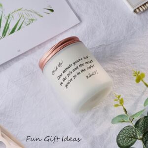 70th Birthday Gifts for Women, Men - Funny 70 Year Old Birthday Gift Ideas - Unique Turning 70 Happy Birthday Gifts for Friends, Mom, Dad, Grandma, Grandpa, Her - Lavander Scented Candles