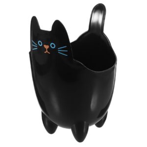 pretyzoom cartoon cat shaped tabletop trash can decorative pen holder storage bucket desk bathroom