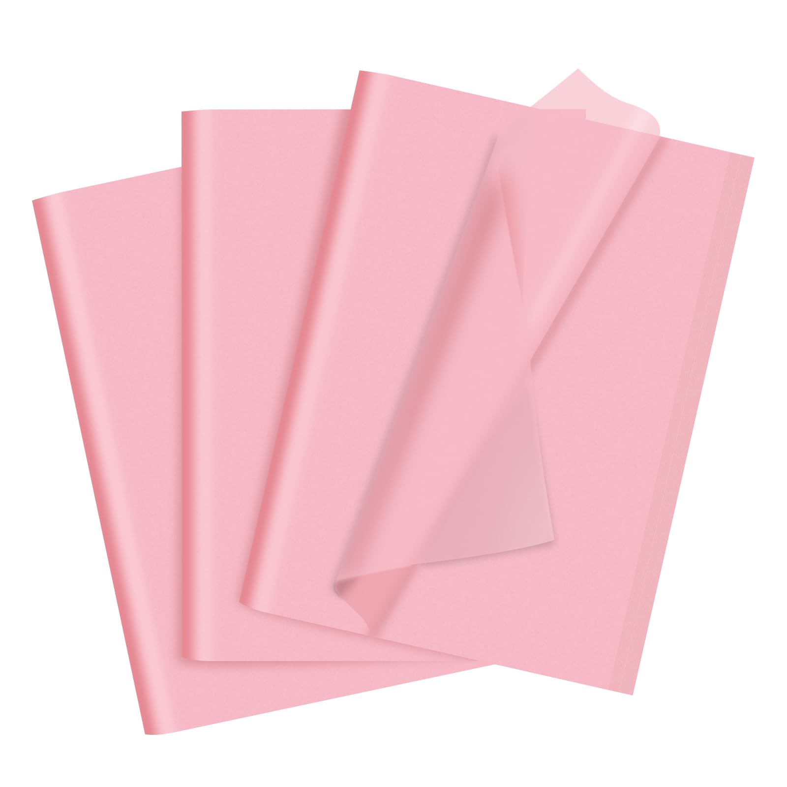 Pink Tissue Paper for Gift Bags, 80 Sheets Wrapping Paper Bulk 14 X 20 Inch for Gift Packaging Art Crafts DIY Birthday Wedding Halloween