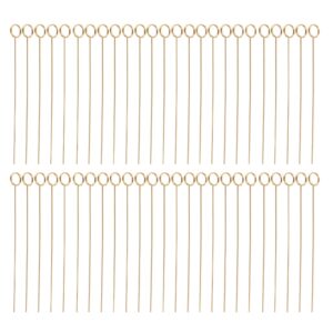 juopzkenn 50pcs floral picks clips reusable golden metal wire floral place card holder 6in photo memo holder pick for wedding engagement(round)