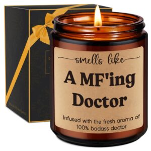 miracu candle, doctor gifts for women, men - doctor graduation gifts, doctor appreciation gifts, funny gifts for doctor - christmas, birthday gifts for doctors female, best doctor, future doctor