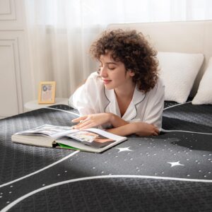 Sweetnight Queen Size Mattress, 12 Inch Memory Foam Mattress for Pressure Relief & Motion Isolation, Queen Mattress in a Box, Starry Night