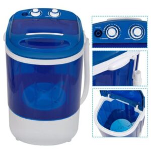 Portable washing machine, Mini Washer,9L upgraded large capacity foldable Washer. Deep cleaning of underwear, baby clothes and other small clothes.Suitable for apartments, dormitories, hotels