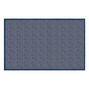 artoid mode washable non slip rubber backing kitchen rugs blue doormat, absorbent kitchen floor mats front of sink kitchen mats for floor home decor 17x29 inch