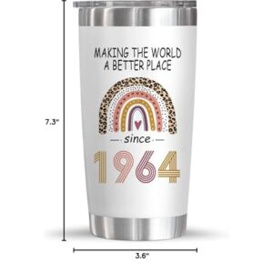 AYERMOYO 60th Birthday Gifts for Women,60th Birthday Gifts,60th Birthday Gift Ideas,Gifts for 60 year Old Woman,Cool Gifts for 60 Year Old Woman,60th Birthday Ideas-1964 Tumbler