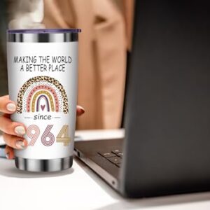 AYERMOYO 60th Birthday Gifts for Women,60th Birthday Gifts,60th Birthday Gift Ideas,Gifts for 60 year Old Woman,Cool Gifts for 60 Year Old Woman,60th Birthday Ideas-1964 Tumbler