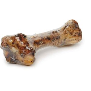 MPP All Natural Buffalo Shoulder 12 Inch Big Dog Bones Meaty Dental Chew Health (3 Bones)