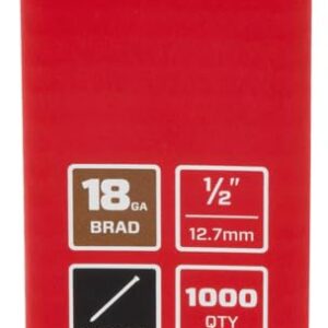 SENCO AX08EAAR 1/2" 18 Gauge Brad Nails, Galvanized Finish 1,000 Count Pack