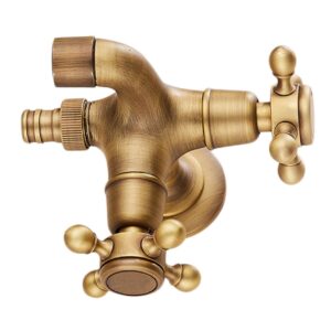 angoily 1pc antique faucet european style bath taps farmhouse retro faucet vintage style faucet lavatory faucet kitchen tap knobs kitchen faucet kitchen fauvet copper faucet household