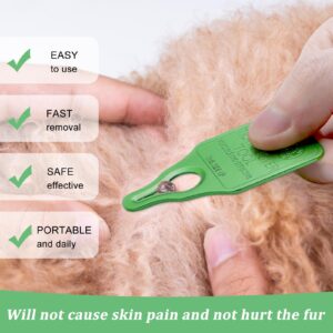 Tick Remover Tool Portable with Tick Removal Tweezers Suitable for Pet and Humans, Safe and Reliable, Quick Highly Effective, Pain-Free, Essential Tick Remover Key Tools for Outdoor Activities-3 Pack