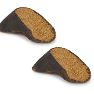 MPP Dog Dental Chew Filled Cow Hooves All Natural Healthy Peanut Butter Flavored (1 Hoof)