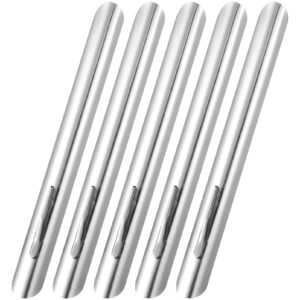 nolitoy 5pcs crumb sweeper, stainless steel crumb scraper restaurant crumb cleaner table bread crumber for waiter servers