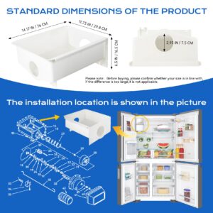 ➋⓿➋➍ ɴᴇᴡ 𝐔𝐩𝐠𝐫𝐚𝐝𝐞𝐝 WPW10670845, W10670845 Refrigerator Ice Bucket for Whirlpool, kitchenaid, Kenmore, Amana Refrigerators Etc.Replaces 2196091,1115342,1115372, W10670845 Etc,1 Year Warranty