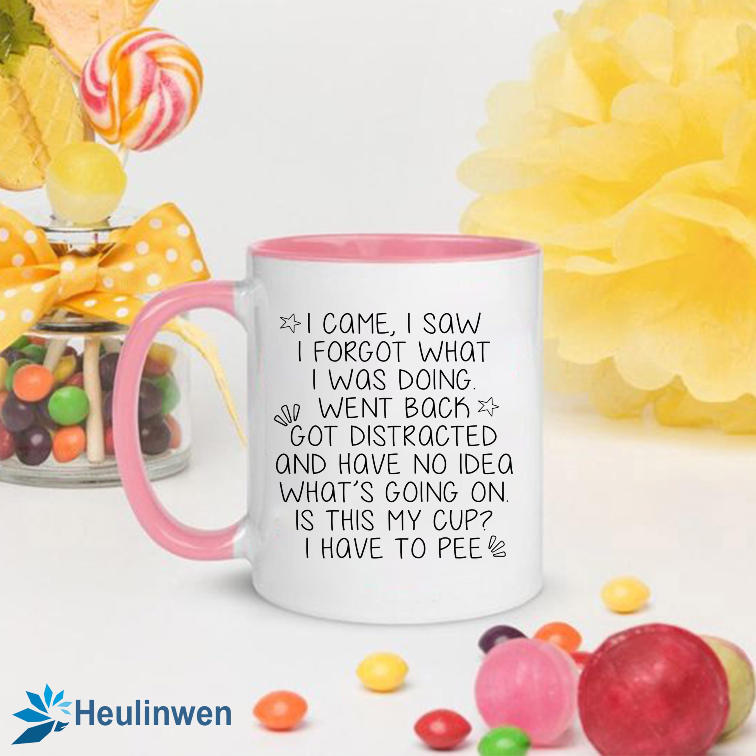 Funny Senior Citizen I Came I Saw I Forgot Mug 11oz - Sarcastic Gift For Old People, Mom, Grandma - Mothers Day, Birthday, Retirement, Christmas Gift For Elderly - Lightweight Coffee Mugs For Elderly