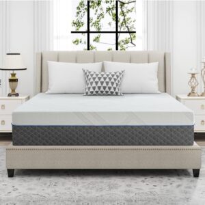 Airdown King Mattress, 14 Inch Memory Foam Mattress for Back Pain, Cooling Gel Mattress in a Box, Made in USA, 5 Layers of Comfort, CertiPUR-US Certified