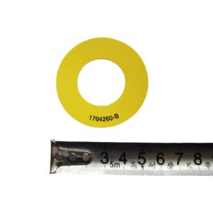 hanfork jlg decal circle 1704260 jlg parts decal ems (euro. requirement) for jlg boom lifts