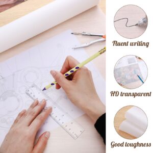 Tracing Paper Roll 12in x 25yd, White Trace Paper Pattern Paper Translucent Tracing Paper for Sewing, Drawing, Sketching, Gift Wrapping