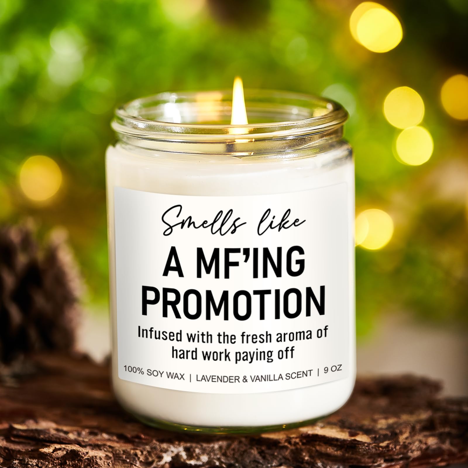 Younift Funny Promotion Candles, Promotion Gifts for Women, Men, Promotion Gifts, Job Promotion Gifts, Congratulations on Your Promotion, Gifts for Promotion for Him, Her, Congrats New Job Gifts