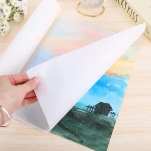 Tracing Paper Roll 12in x 25yd, White Trace Paper Pattern Paper Translucent Tracing Paper for Sewing, Drawing, Sketching, Gift Wrapping