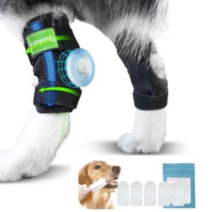 catupunis 2pcs dog braces for back leg for support. dog arthritis brace. hind leg support for dogs. leg brace for dogs back leg. dog leg brace. dog back leg support brace. dog hock brace rear leg (l)