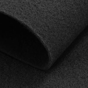 2mm Thick Felt Fabric,36"x78" Black Felt Sheet,Craft Felt Durable Felt Sheets for DIY Craft,Sew,Party,Home,Arts (Black, 36inchx78inch)